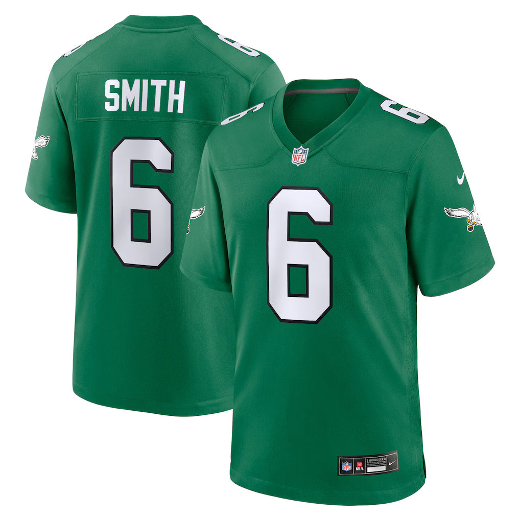Philadelphia Eagles NFL DeVonta Smith Nike Alternate Game Player Jersey – Kelly Green (USA Stock) - UKASSNI