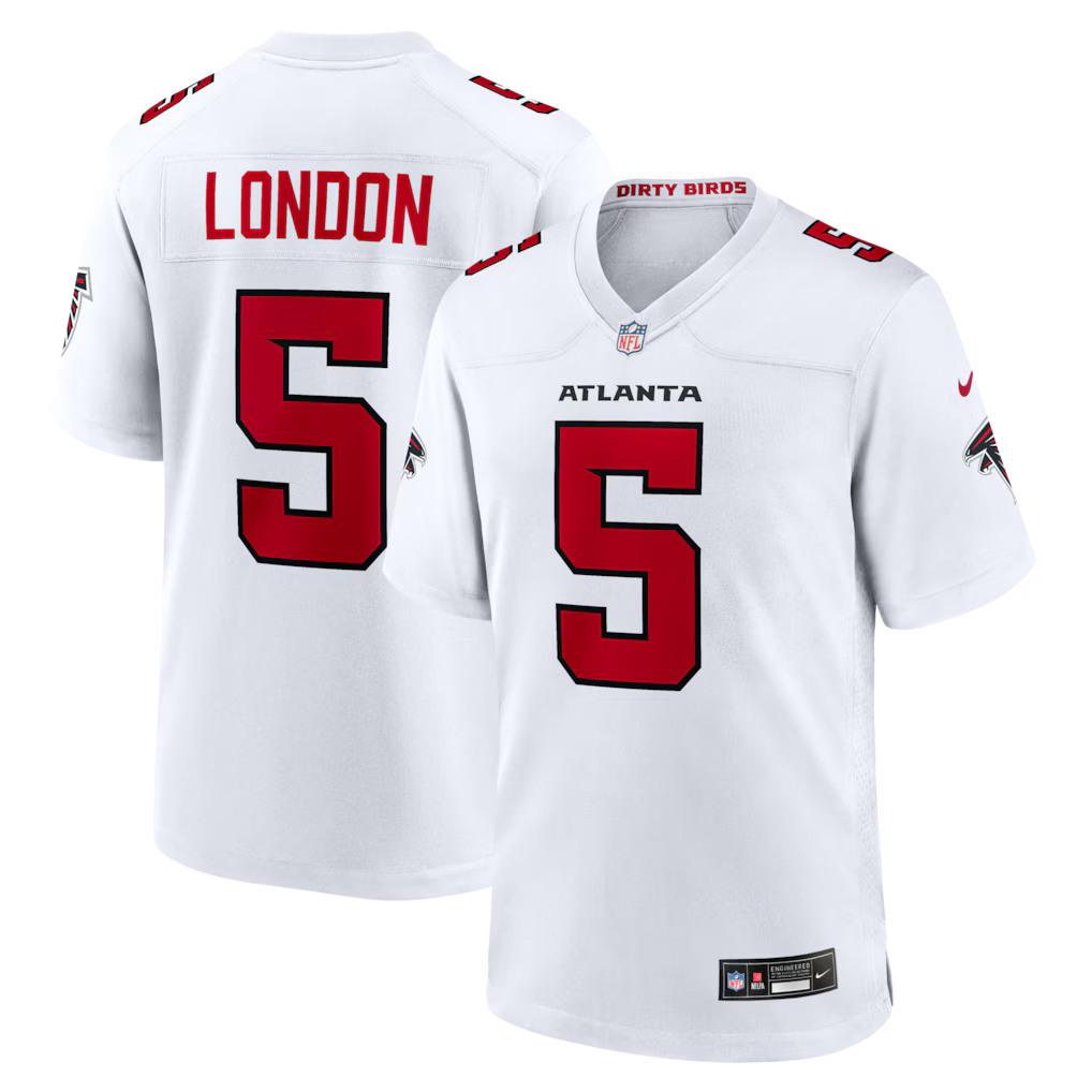 Atlanta Falcons NFL Drake London Nike Game Jersey – White (USA Stock)