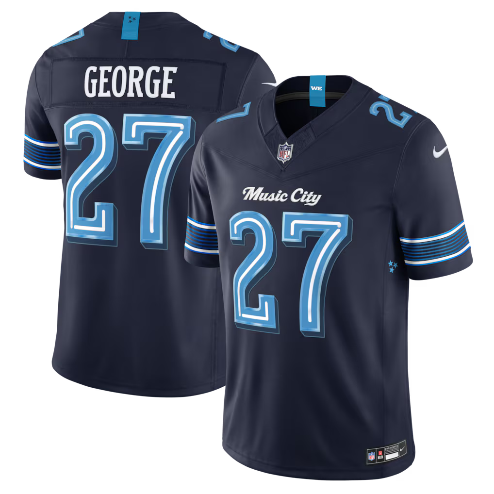 Tennessee Titans Eddie George Jersey – NFL Nike 2026 Rivalries Collection Limited – Navy (USA Sourced)