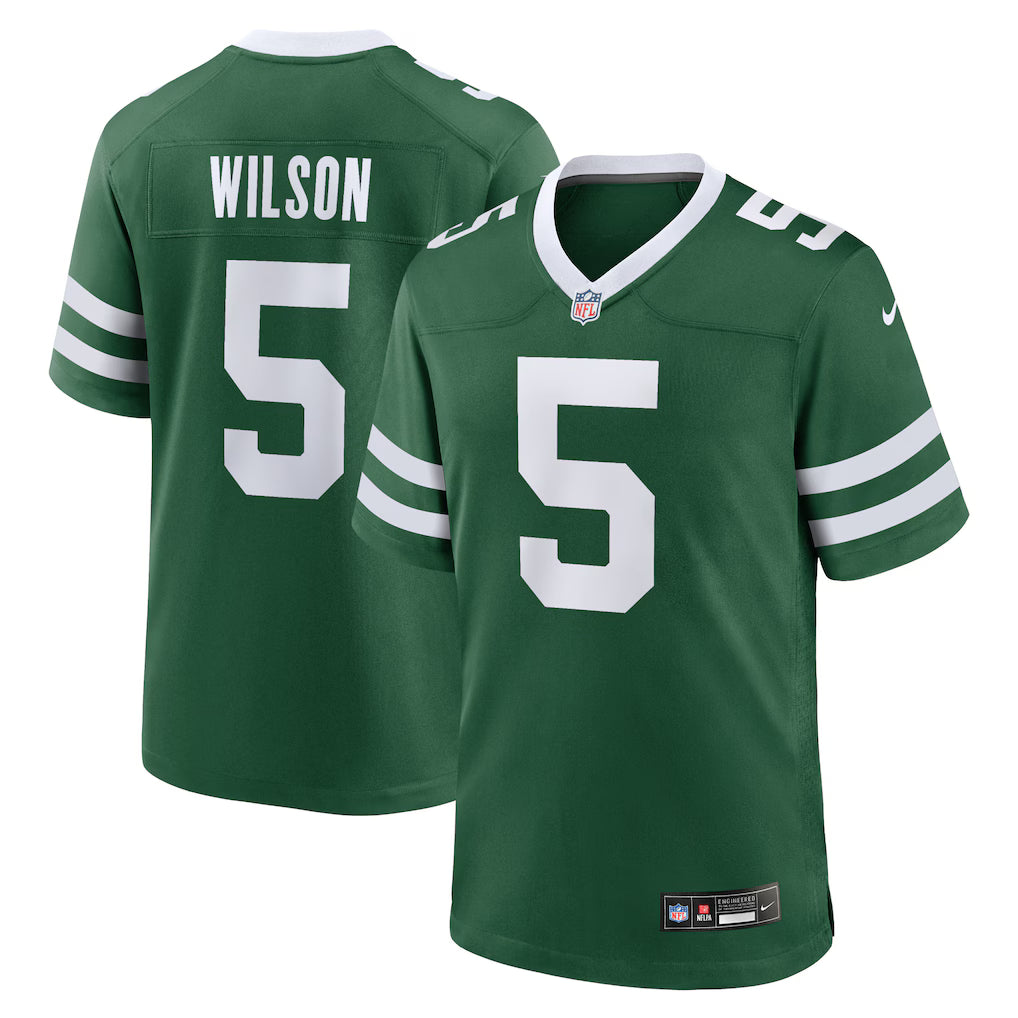 New York Jets NFL Garrett Wilson Nike Game Jersey – Legacy Green (USA Stock) - UKASSNI