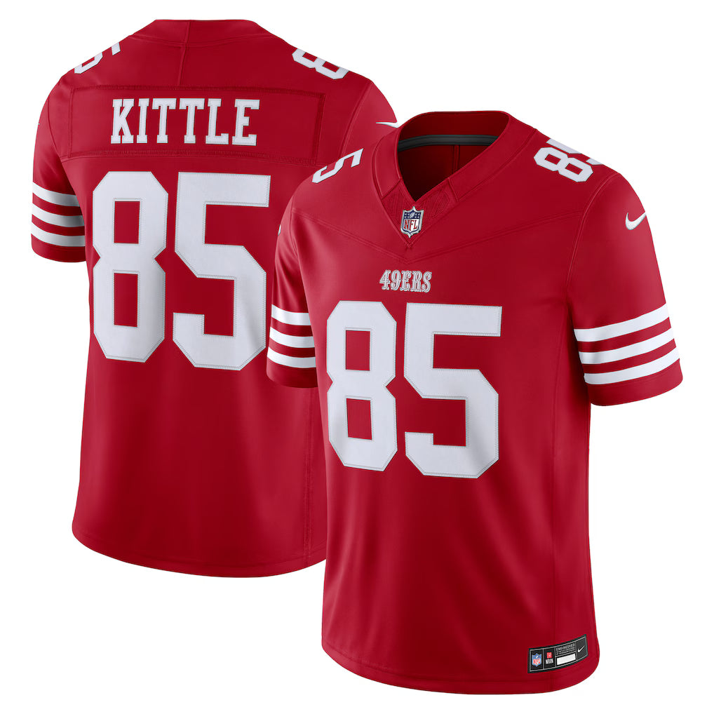 San Francisco 49ers George Kittle Jersey - NFL Nike Vapor F.U.S.E. Stitched Limited – Scarlet (USA Sourced)