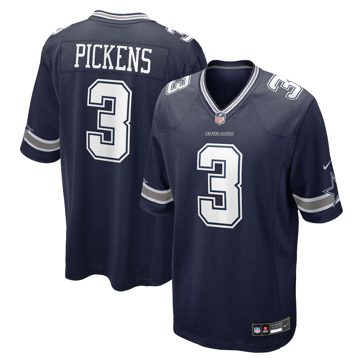 Dallas Cowboys George Pickens Jersey - NFL Nike Game – Navy (USA Sourced) by Nike