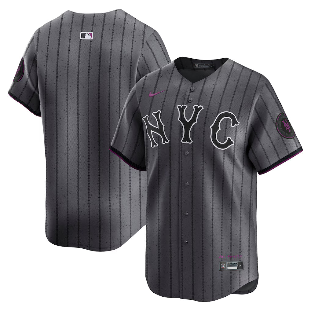 New York Mets MLB Nike City Connect Limited Jersey – Gray (USA Stock)