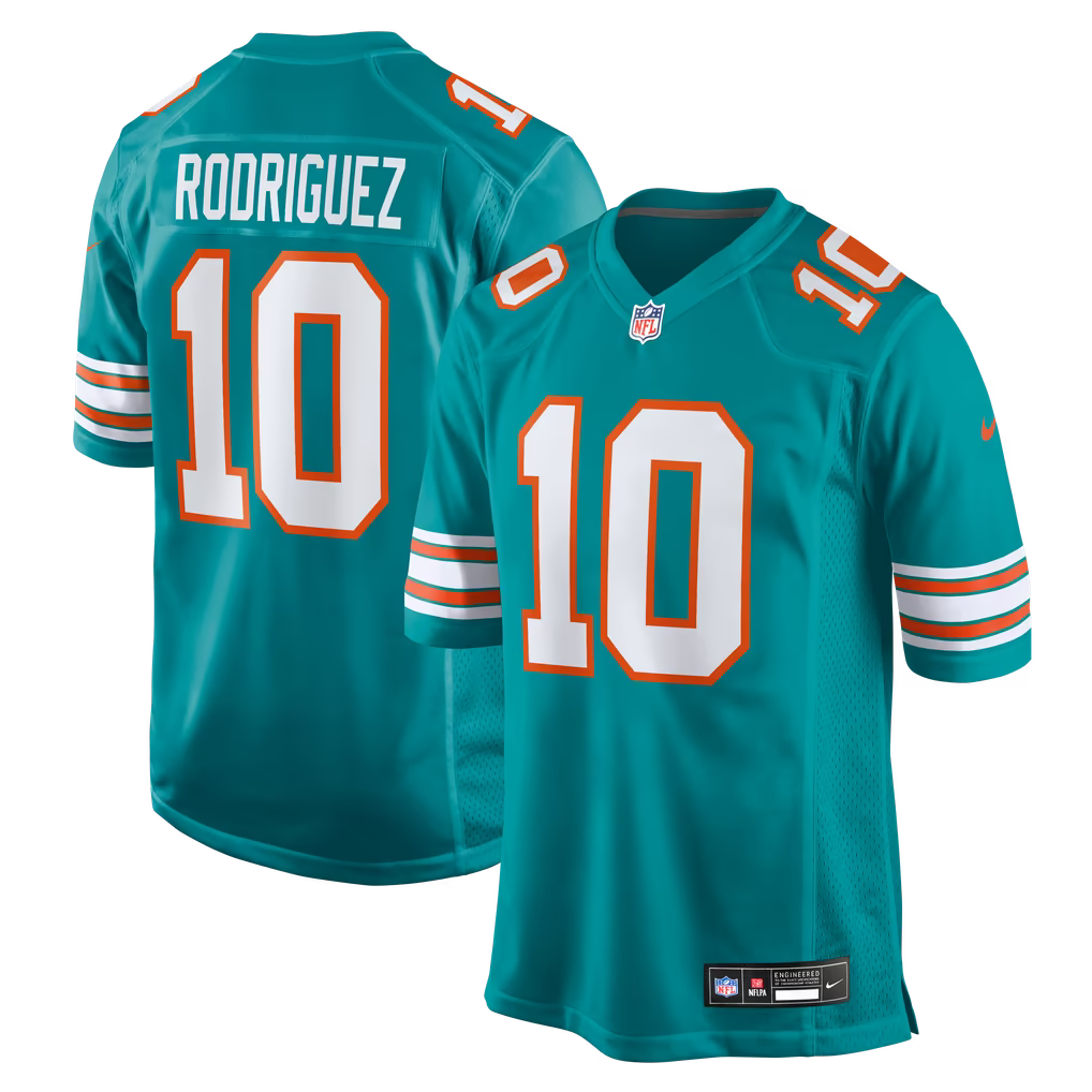 Miami Dolphins Jacob Rodriguez Jersey – NFL Nike Game – 3 Colours (USA Sourced)