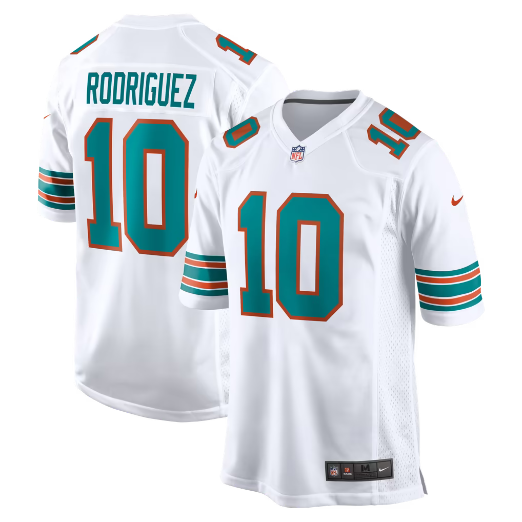 Miami Dolphins Jacob Rodriguez Jersey – NFL Nike Game – 3 Colours (USA Sourced)