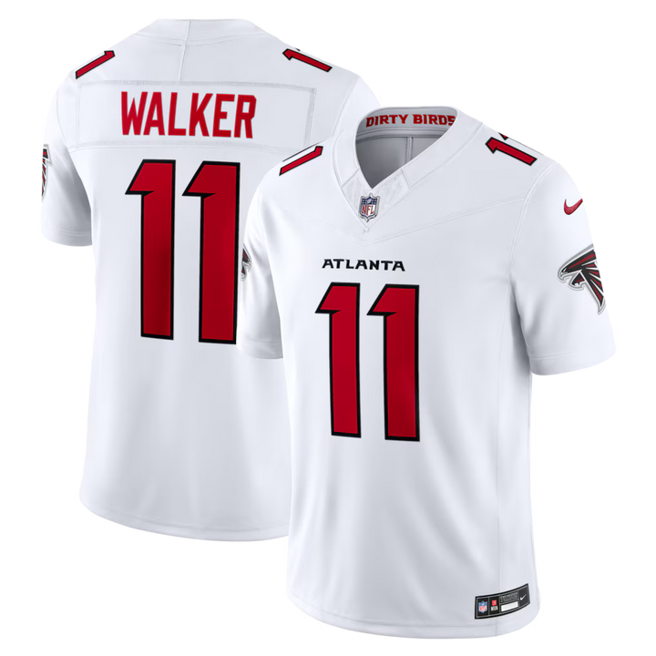 Atlanta Falcons NFL Jalon Walker Nike Vapor F.U.S.E. Sewn Down Limited Jersey – White (USA Stock) - UKASSNI