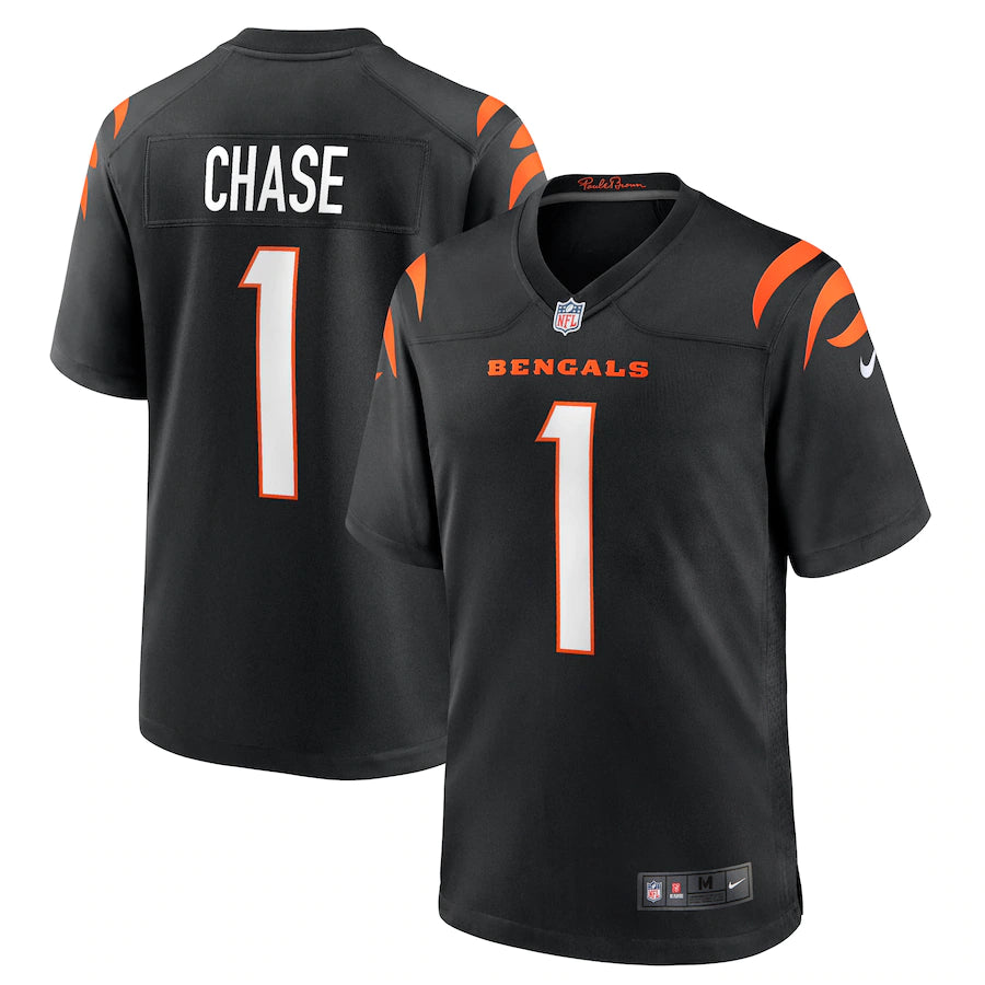 Ja'Marr Chase Cincinnati Bengals Nike Game Jersey - Black - UKASSNI