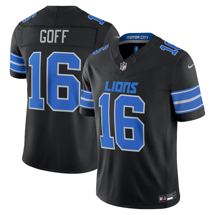Detroit Lions Jared Goff Jersey – NFL Nike Alternate Vapor F.U.S.E. Stitched Limited – 2 Colours (USA Sourced)