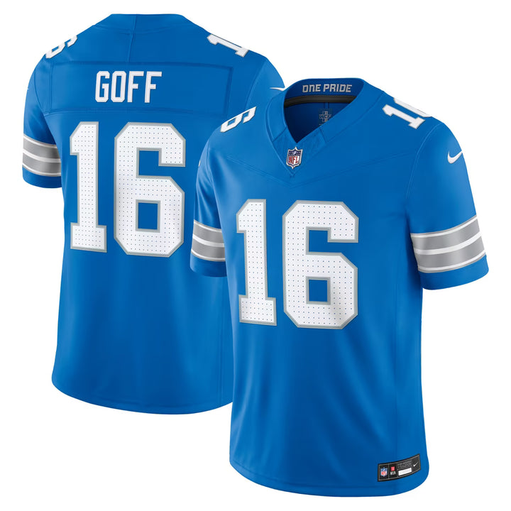 Detroit Lions Jared Goff Jersey – NFL Nike Alternate Vapor F.U.S.E. Stitched Limited – 2 Colours (USA Sourced)