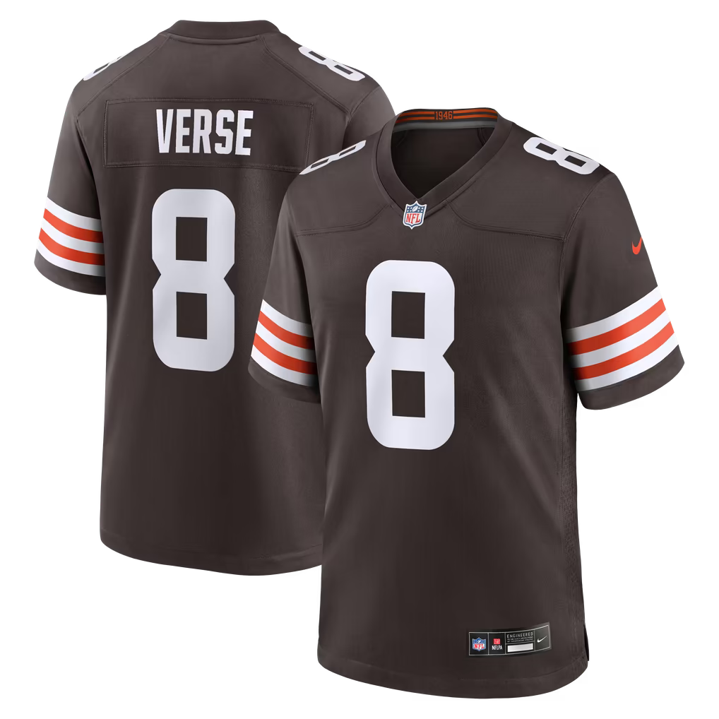 Cleveland Browns Jared Verse Jersey – NFL Nike Team Game – Brown (USA Sourced)