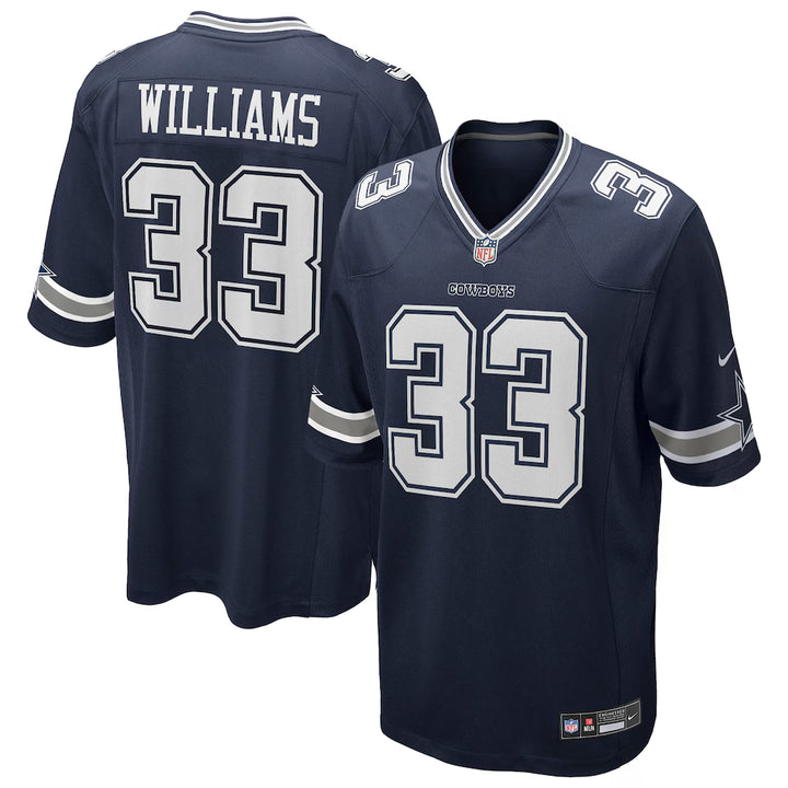 Dallas Cowboys Javonte Williams Jersey - NFL Nike Game – Navy (USA Sourced) by Nike
