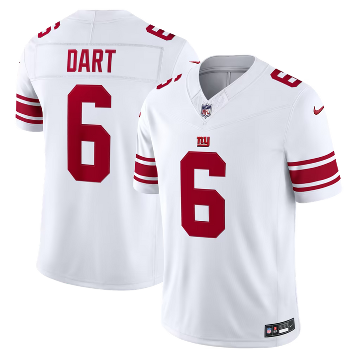 New York Giants Jaxson Dart Jersey – NFL Nike Team Vapor F.U.S.E. Stitched Limited – 3 Colours (USA Sourced)