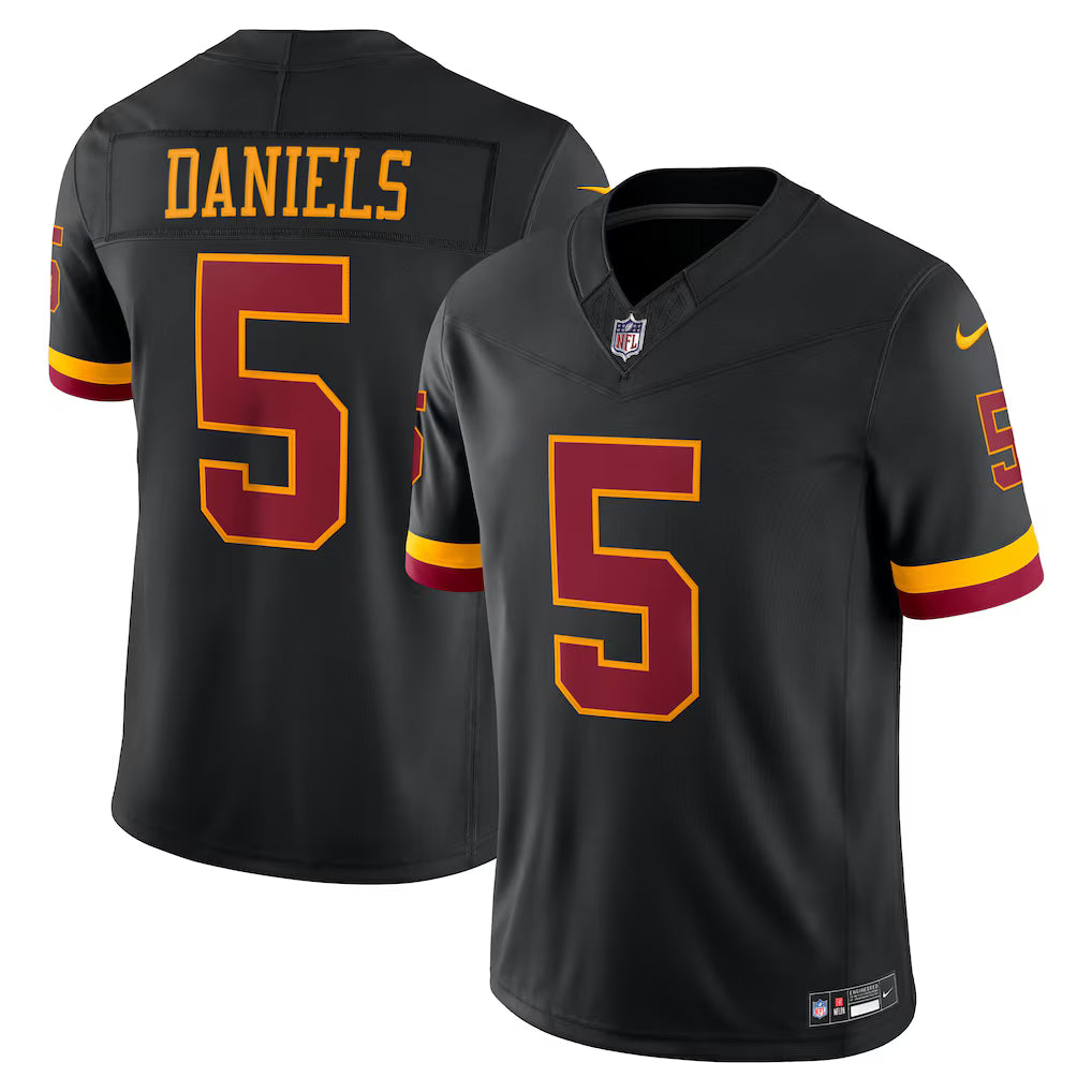 Washington Commanders Jayden Daniels Jersey – NFL Nike Vapor F.U.S.E. Stitched Limited – 3 Colours (USA Sourced)