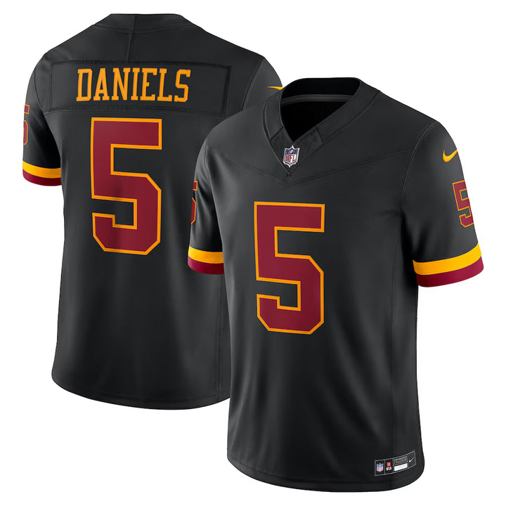 Washington Commanders Jayden Daniels Jersey – NFL Nike Vapor F.U.S.E. Stitched Limited – 3 Colours (USA Sourced)