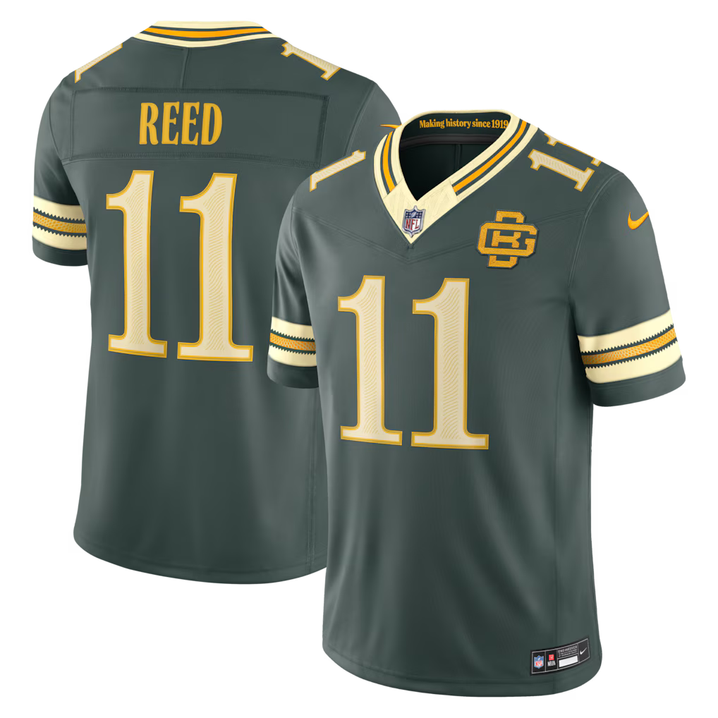 Green Bay Packers Jayden Reed Jersey – NFL Nike 2026 Rivalries Collection Limited – Green (USA Sourced)