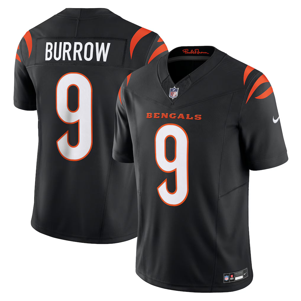 Cincinnati Bengals NFL Joe Burrow Nike Vapor F.U.S.E. Limited Jersey - Black – (USA Stock) - UKASSNI