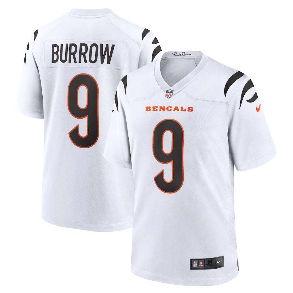 Cincinnati Bengals NFL Joe Burrow Nike Game Jersey - White – (USA Stock) - UKASSNI