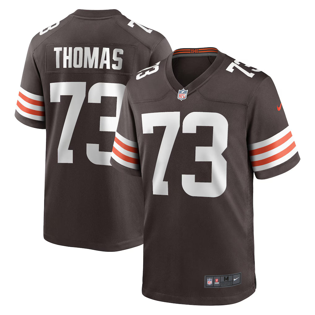 Cleveland Browns NFL Joe Thomas Nike Retired Player Game Jersey – Brown (USA Stock) - UKASSNI