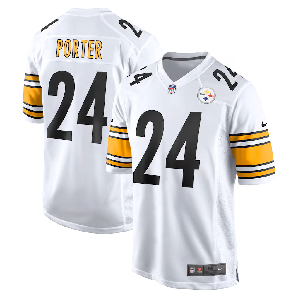 Pittsburgh Steelers NFL Joey Porter Jr. Nike Away Game Jersey – White (USA Stock) - UKASSNI