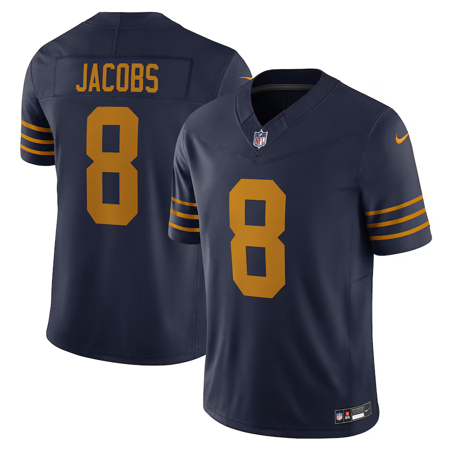 Josh Jacobs Green Bay Packers NFL Nike The 1923 Classic Vapor F.U.S.E. Limited Jersey – Navy (USA Stock) - UKASSNI