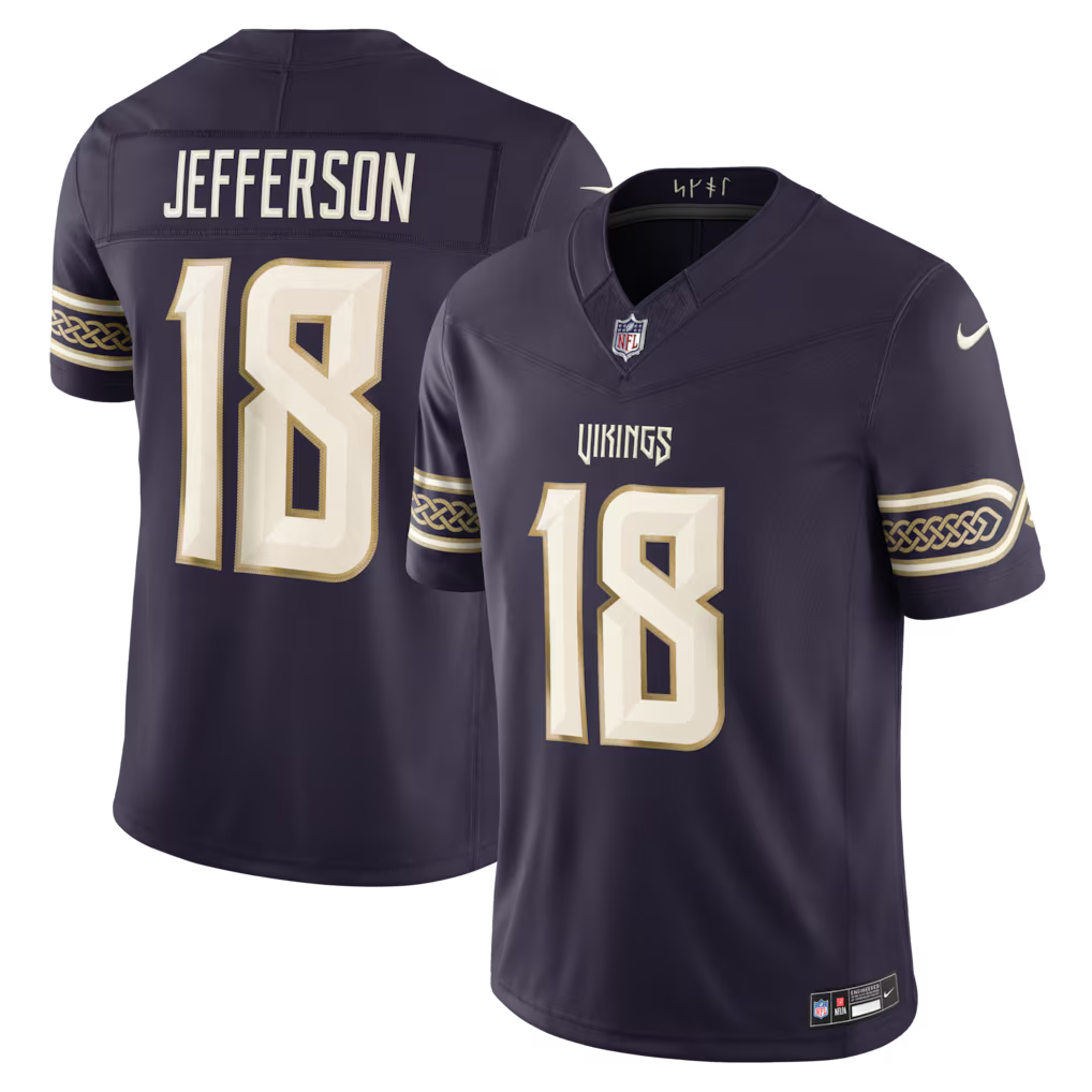 Minnesota Vikings Justin Jefferson Jersey – NFL Nike 2026 Rivalries Collection Limited – Purple (USA Sourced)