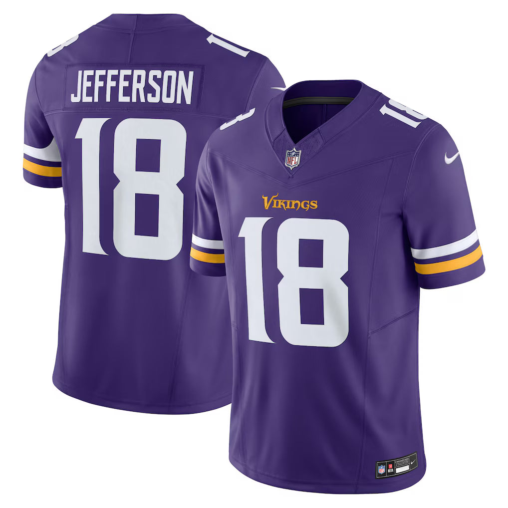 Minnesota Vikings NFL Justin Jefferson Nike Vapor F.U.S.E. Limited Jersey - Purple (USA Stock) - UKASSNI
