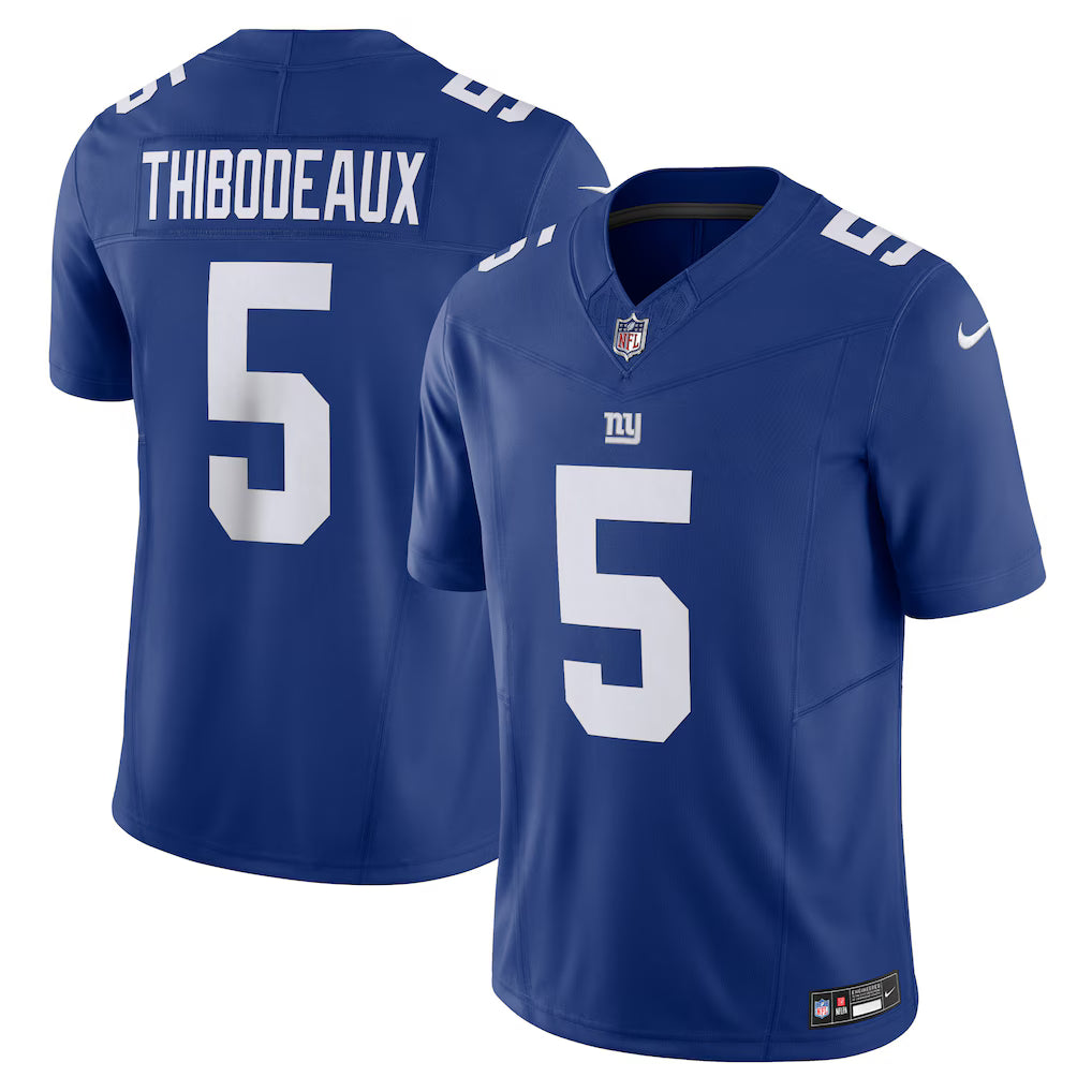 New York Giants NFL Kayvon Thibodeaux Nike Vapor F.U.S.E. Limited Jersey – Royal (USA Stock)