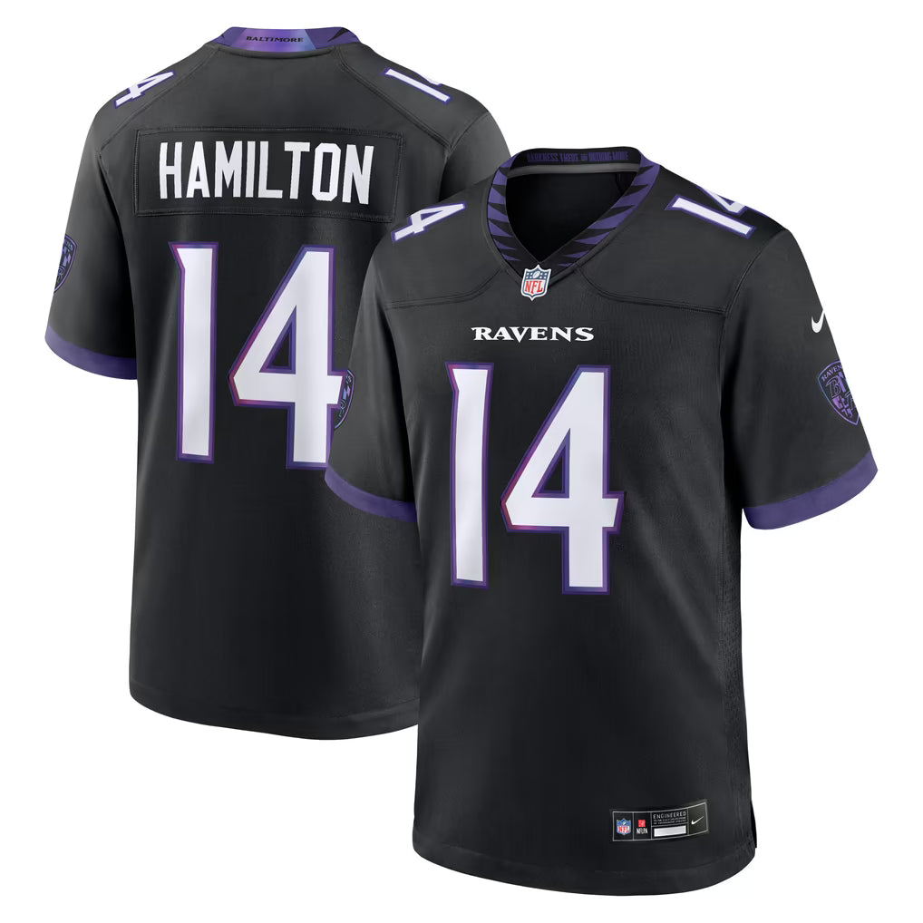 Baltimore Ravens Kyle Hamilton Jersey – NFL Nike Alternate Game – Black (USA Sourced)