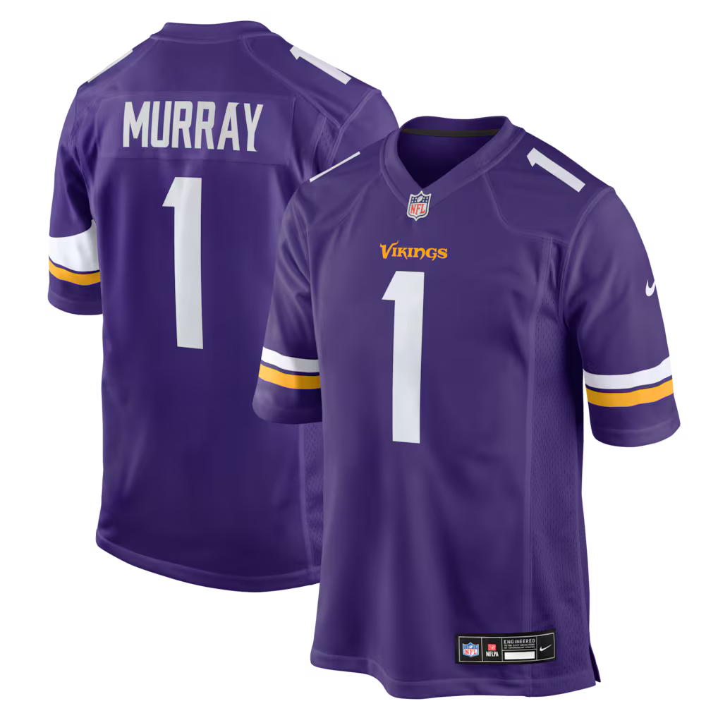 Minnesota Vikings NFL Kyler Murray Nike Game Jersey – Purple (USA Stock) - UKASSNI
