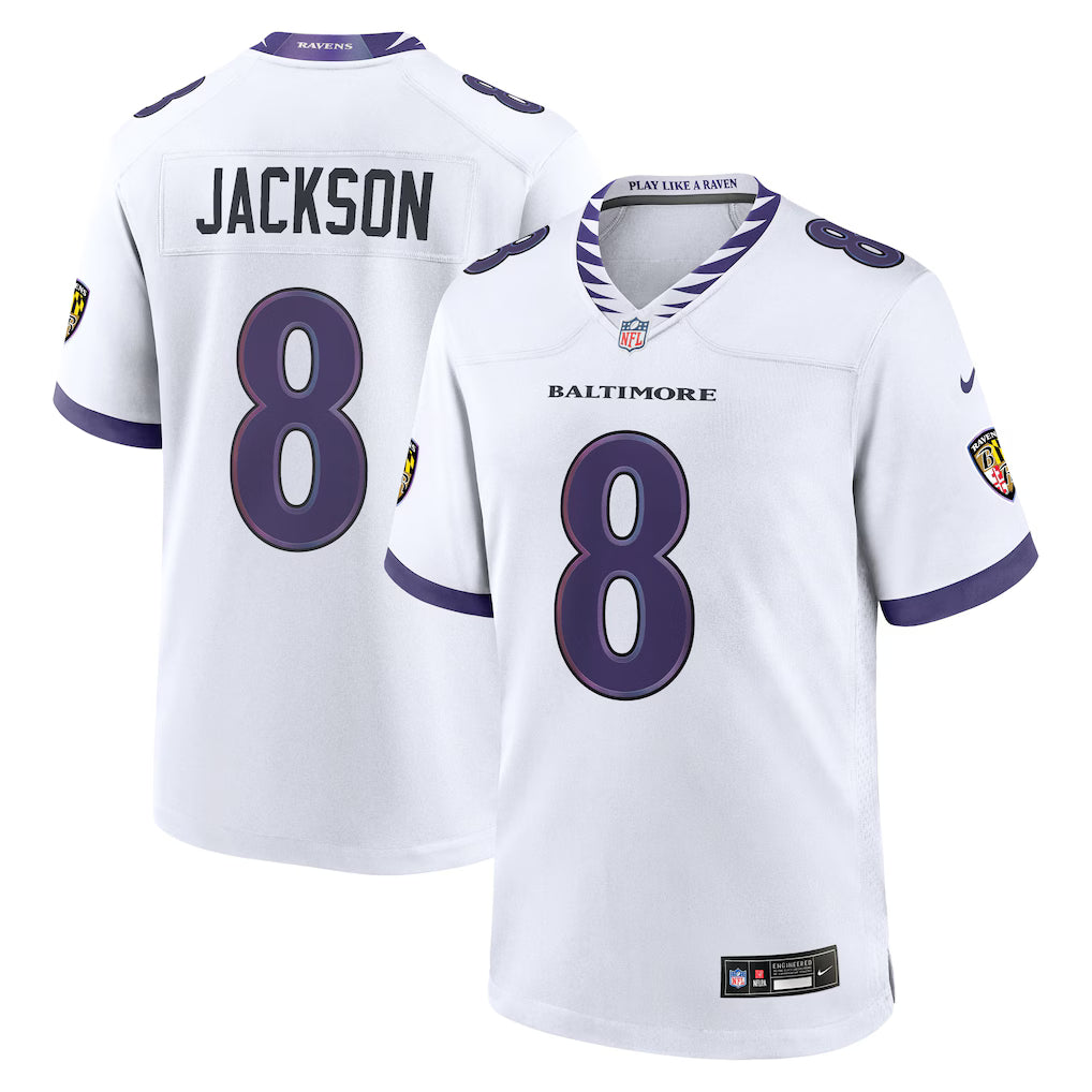 Baltimore Ravens Lamar Jackson Jersey – NFL Nike Game – 3 Colours (USA Sourced)