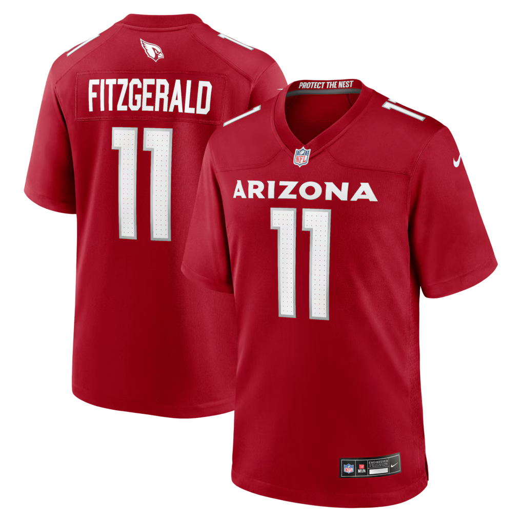 Arizona Cardinals NFL Larry Fitzgerald Nike Team Retired Game Jersey - Cardinal (USA Stock) - UKASSNI