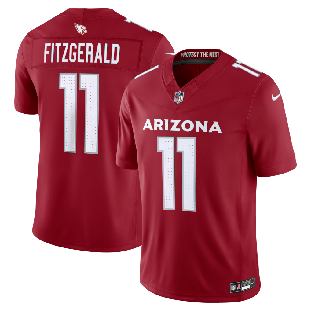 Arizona Cardinals Larry Fitzgerald Jersey - NFL Nike Vapor F.U.S.E. Stitched Retired Limited – Cardinal (USA Sourced)