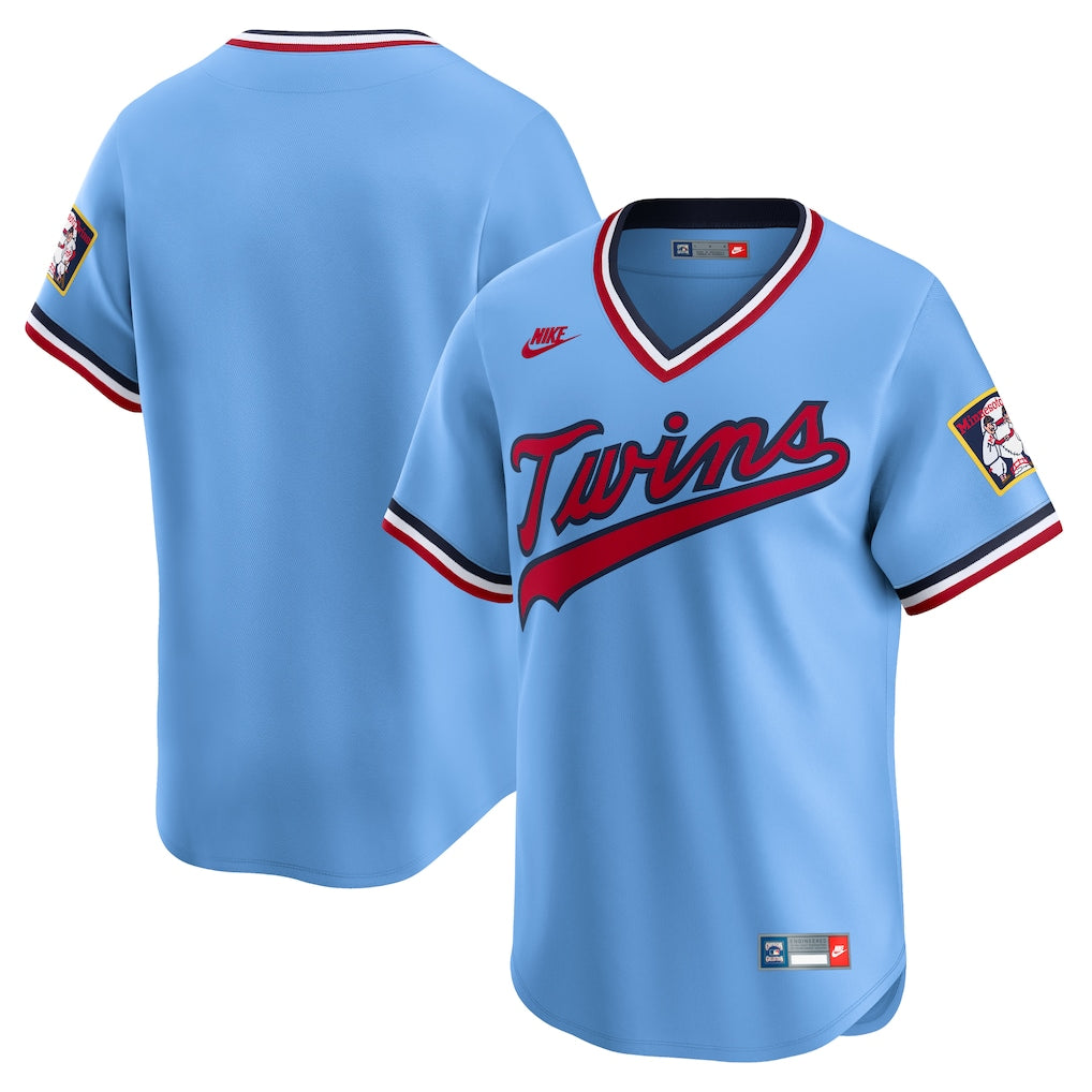 Minnesota Twins MLB Nike Cooperstown Collection Limited Jersey – Light Blue (USA Stock)