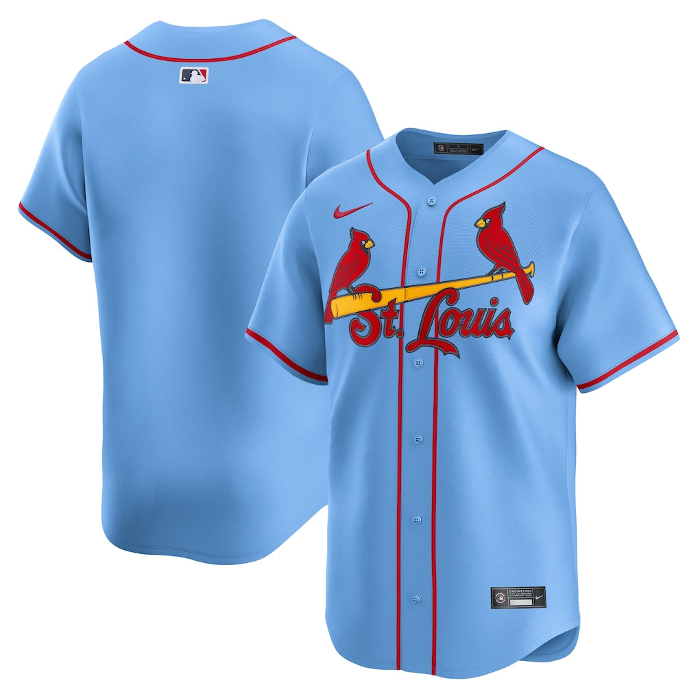 St. Louis Cardinals MLB Nike Alternate Limited Jersey – Light Blue (USA Stock)