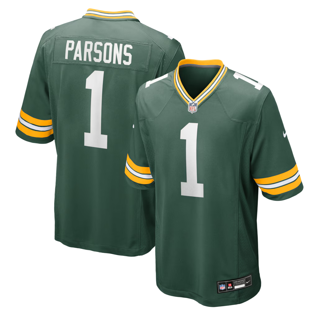 Green Bay Packers NFL Micah Parsons Nike Game Player Jersey – Green (USA Stock) - UKASSNI