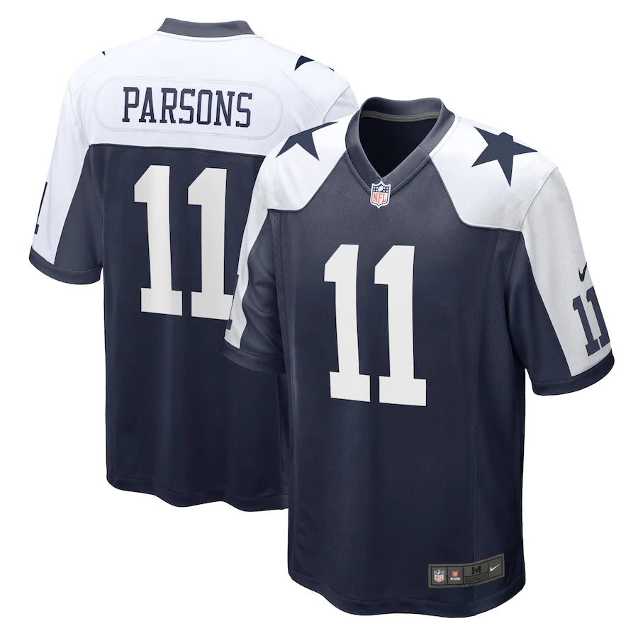 Micah Parsons Dallas Cowboys Nike Alternate Game Jersey - Navy - UKASSNI