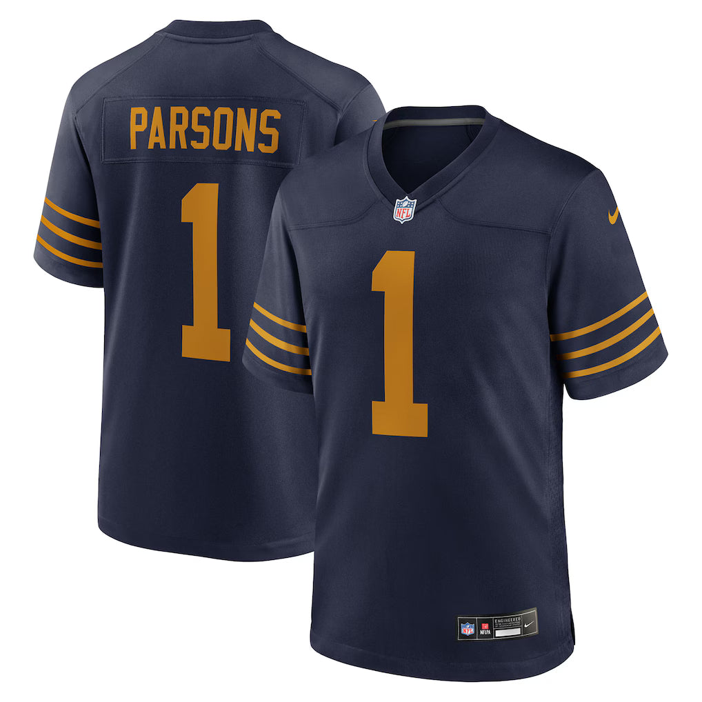 Micah Parsons Green Bay Packers NFL Nike The 1923 Classic Game Jersey - Navy (USA Stock) - UKASSNI