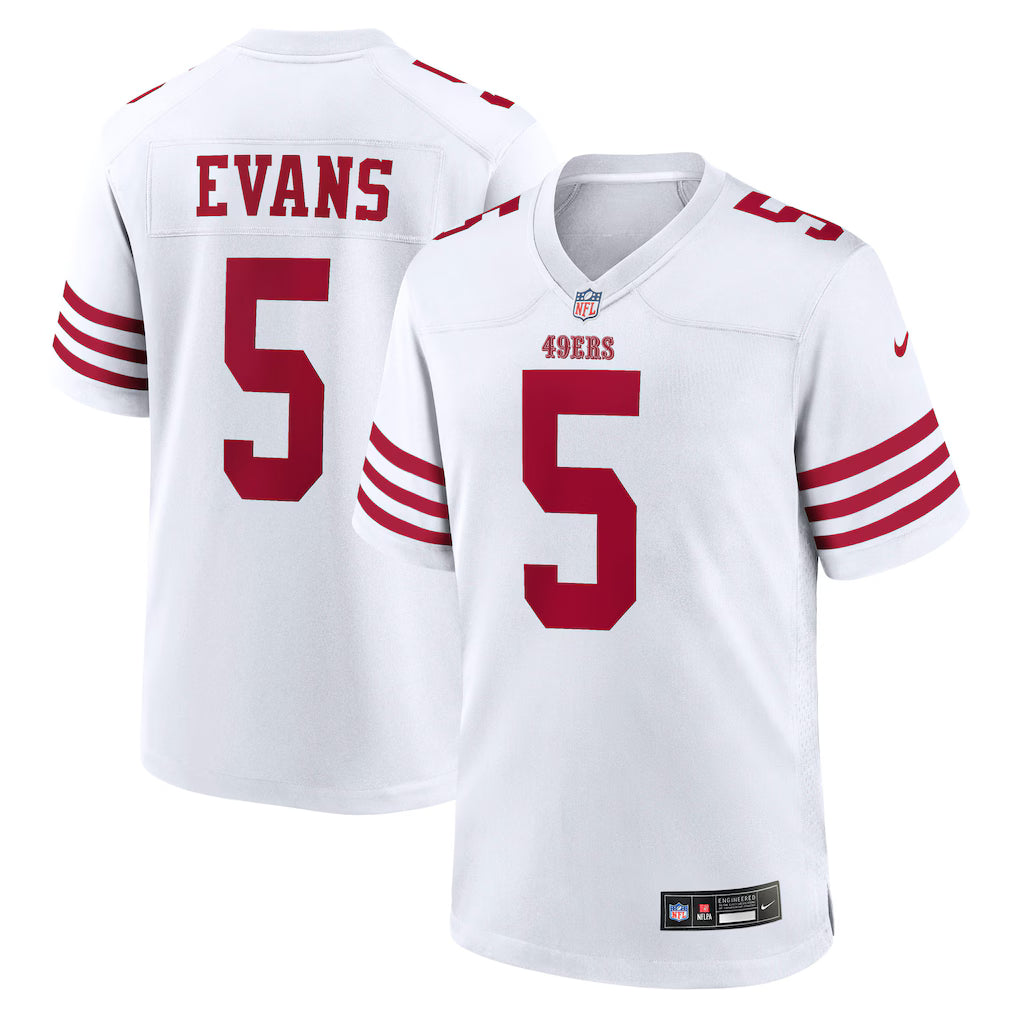 San Francisco 49ers NFL Mike Evans Nike Game Jersey - Men&