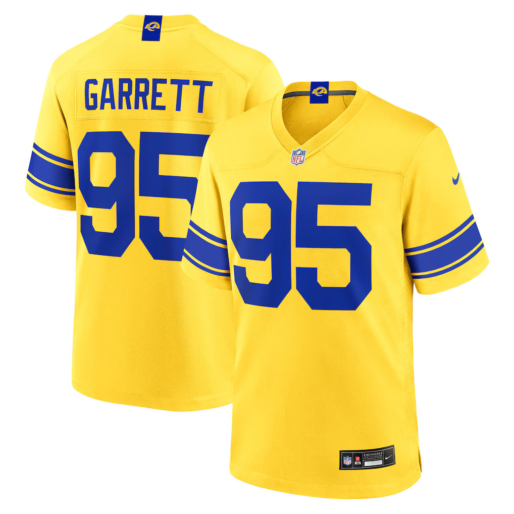 Los Angeles Rams Myles Garrett Jersey – NFL Nike Classic Sol Game – Gold (USA Sourced)