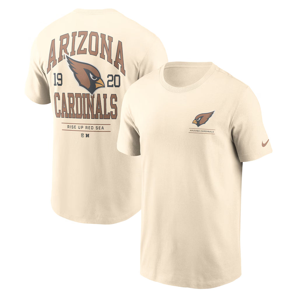 Arizona Cardinals Freestyle Essential T-Shirt – NFL Nike – Natural (USA Sourced)