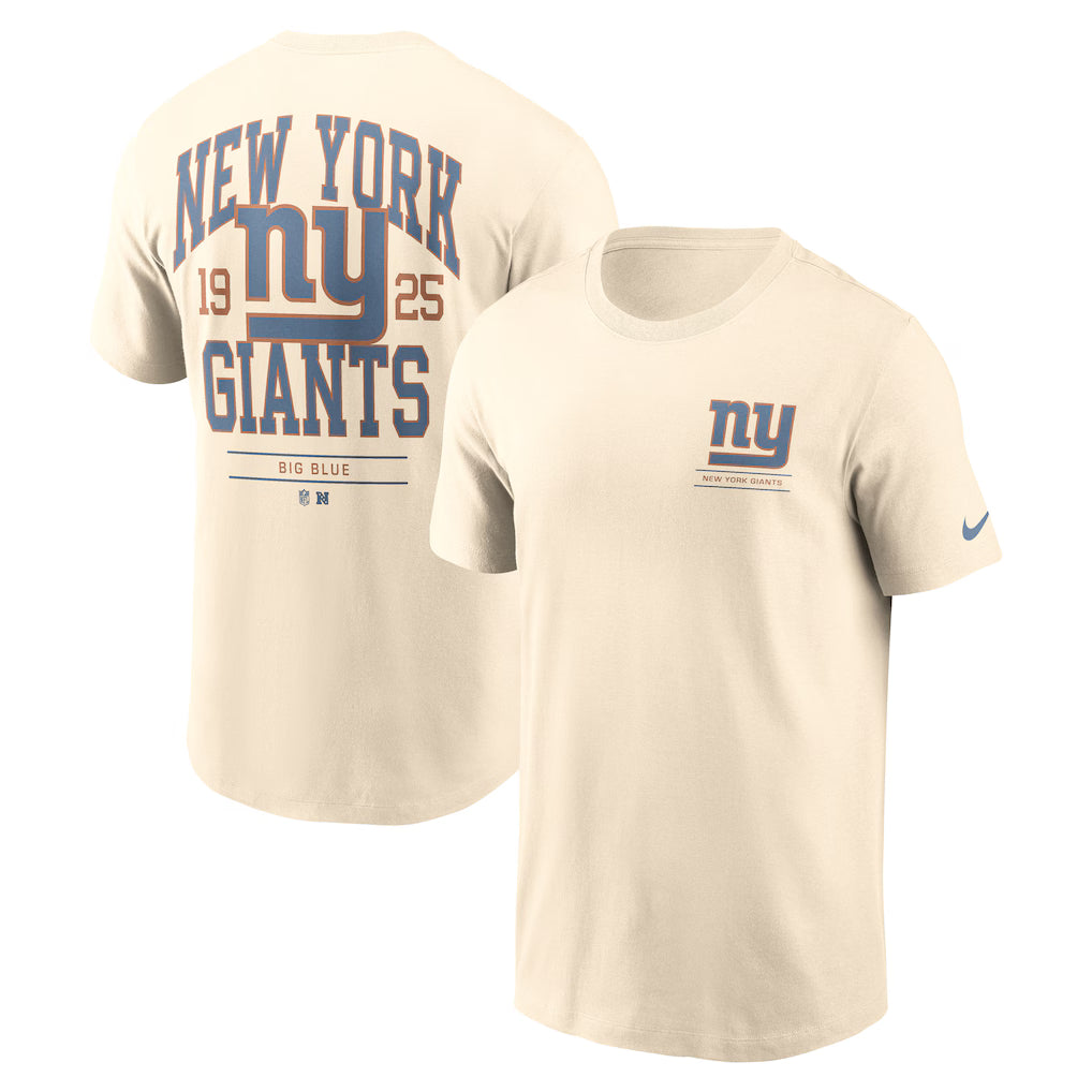 New York Giants Freestyle Essential T-Shirt – NFL Nike – Natural (USA Sourced)