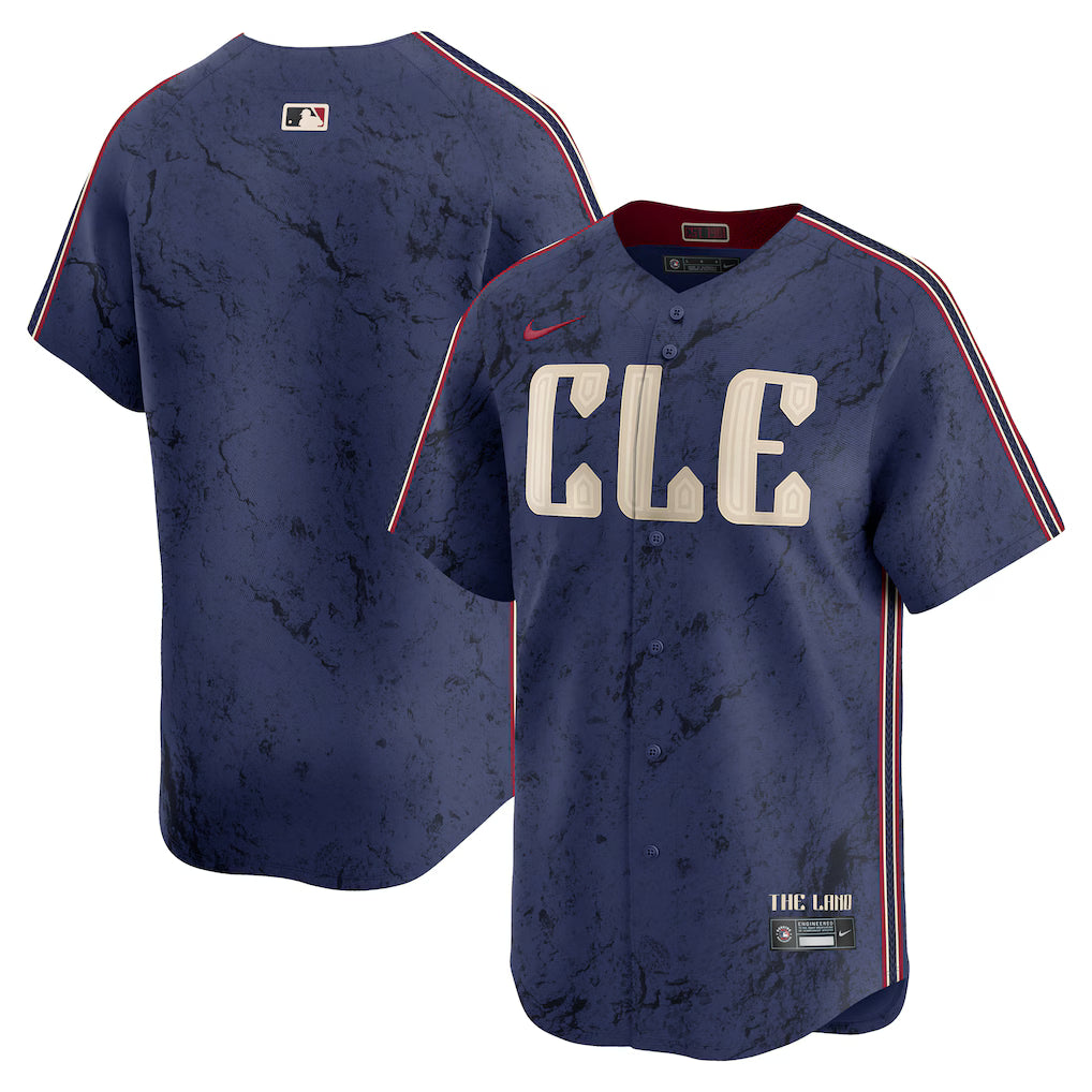 Cleveland Guardians MLB Nike City Connect Limited Jersey – Navy (USA Stock)