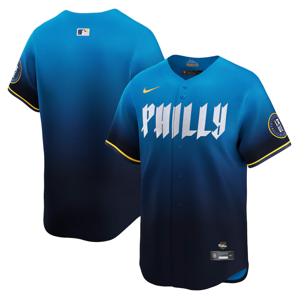 Philadelphia Phillies MLB Nike City Connect Limited Jersey – Navy (USA Stock)