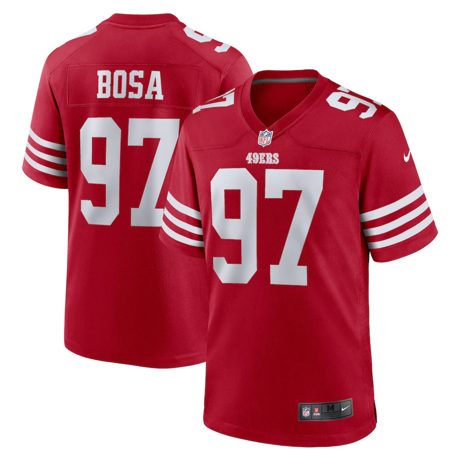 Nick Bosa San Francisco 49ers Nike Player Game Jersey - Scarlet - UKASSNI