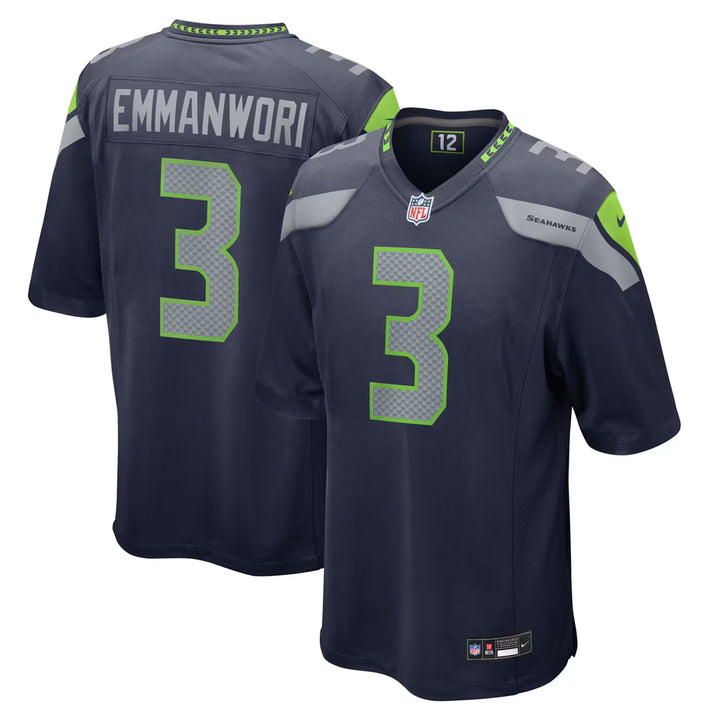 Seattle Seahawks Nick Emmanwori Jersey – NFL Nike Game – 3 Colours (USA Sourced)