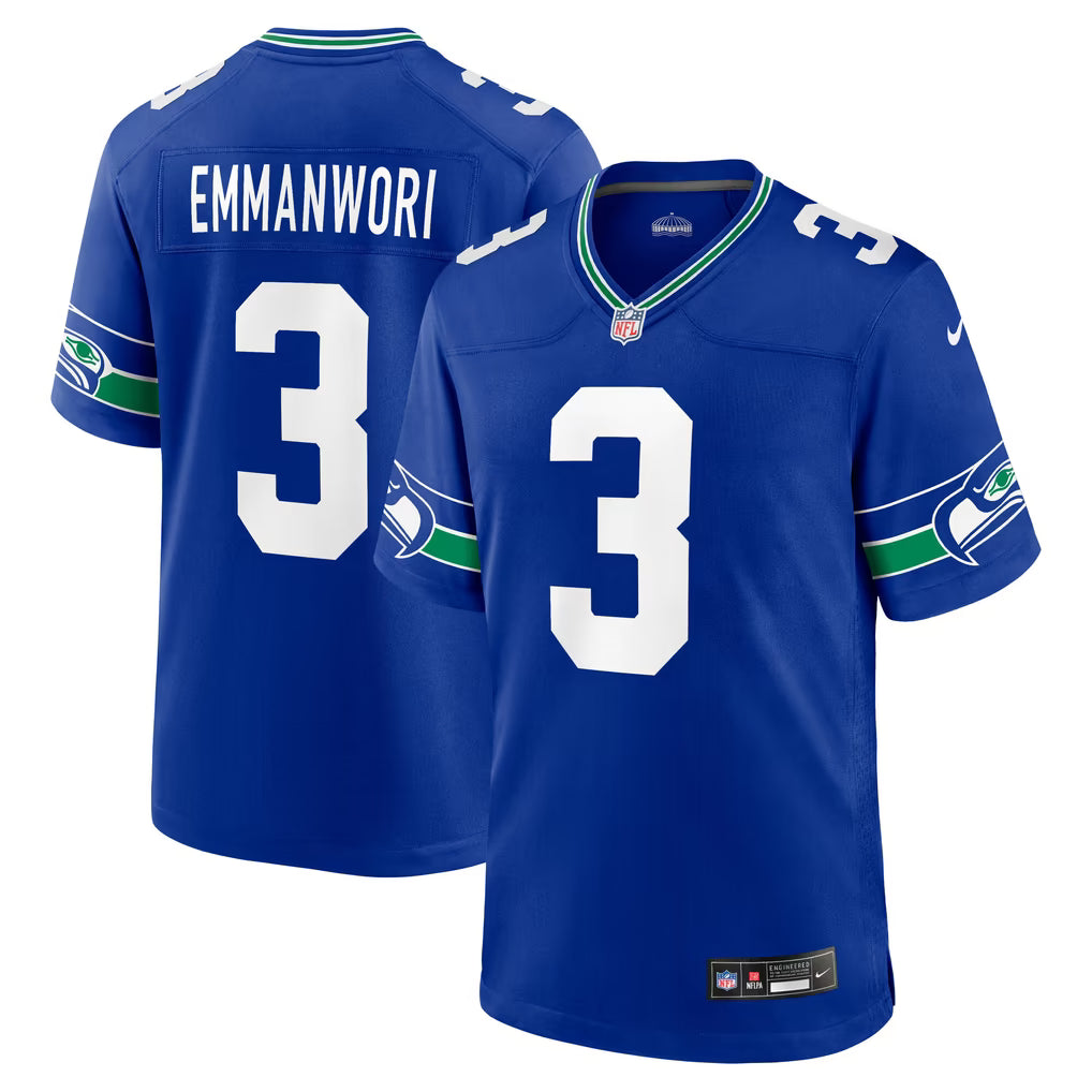 Seattle Seahawks Nick Emmanwori Jersey – NFL Nike Game – 3 Colours (USA Sourced)