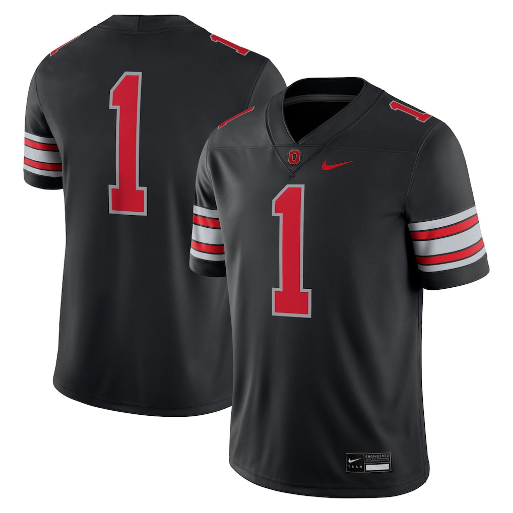 Ohio State Buckeyes Football Jersey – NCAA Nike Alternate Game – Black (USA Sourced)