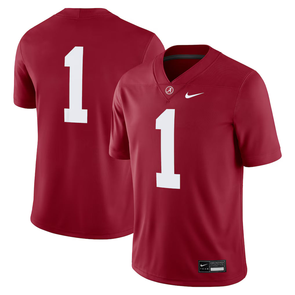 Alabama Crimson Tide Football Jersey – NCAA Nike Game – Crimson (USA Sourced)