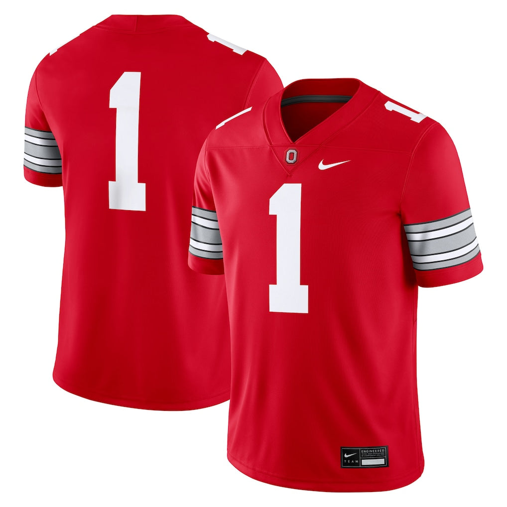 Ohio State Buckeyes Football Jersey – NCAA Nike Home Game – Scarlet (USA Sourced)