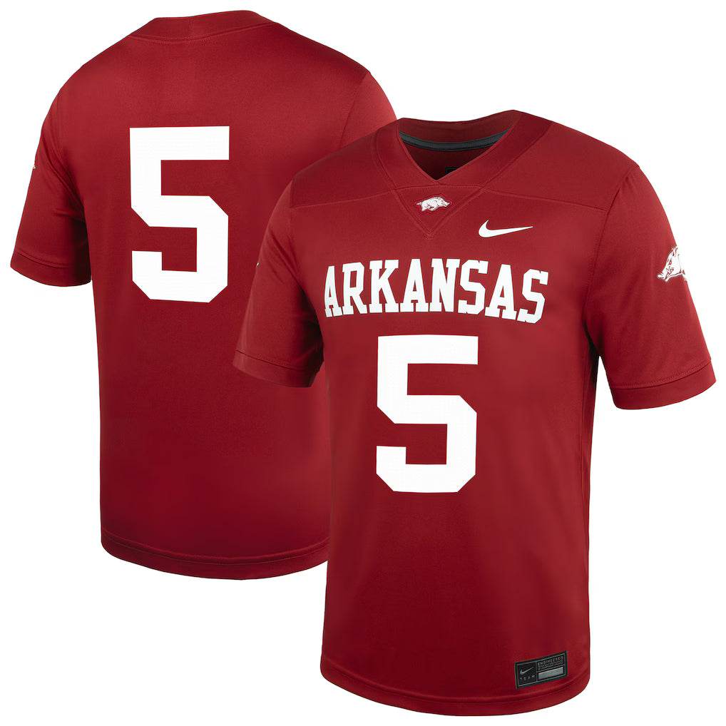 Arkansas Razorbacks NCAA Nike Untouchable Football Jersey – Cardinal (USA Stock) - UKASSNI